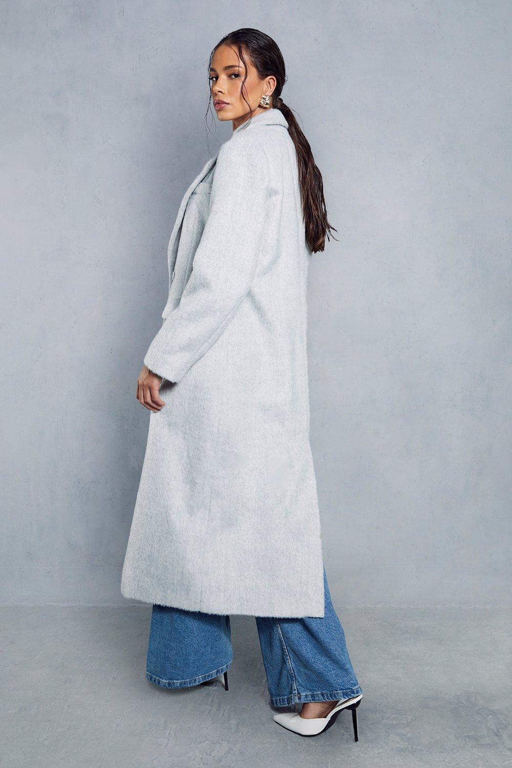 Fitted maxi coat hotsell